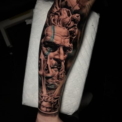 Tatuaje realismo black and grey
